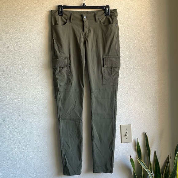 Prana Women's Meme Pant Outdoor Active Hiking Cargo Green 6 - Picture 3 of 7